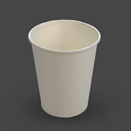 1000 x 12oz White Single Wall Paper Cups for Hot Drinks