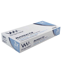 3 x 45cm x 90m Wrapmaster 18" Aluminium Foil Refill Recyclable