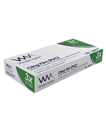 3 x 45cm x 300m Wrapmaster 18" Cling Film Refill