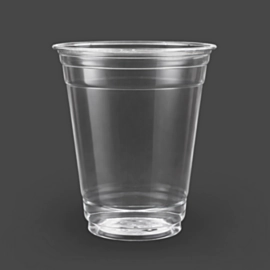 500 x 12oz Plastic Clear Smoothie Cups - Milkshake Cups and Iced Coffee Cups