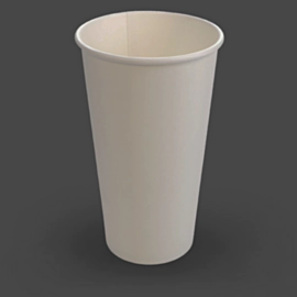 1000 x 20oz White Single Wall Paper Cups for Hot Drinks 1000 x 20oz White Single Wall Paper Cups for Hot Drinks
