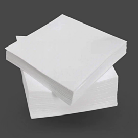 2000 x 33cm Disposable White Paper Napkin 2ply