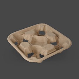 180 x 4 Cup Carrier Tray 