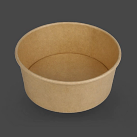300 x 1300ml Kraft Food Bowl Round Cardboard Food Container 300 x 1300ml Kraft Food Bowl Round Cardboard Food Container