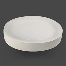 1000 x Disposable Paper Plates 9 inch