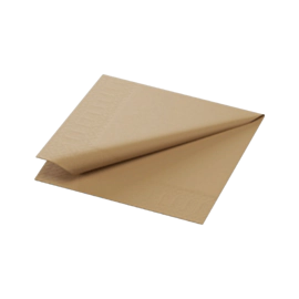 2000 x 2ply Kraft Cocktail Napkin 24cm