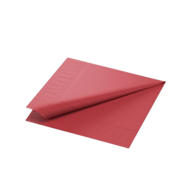 2000 x 33 x 33cm Bordeaux Tissue Paper Napkin 2ply