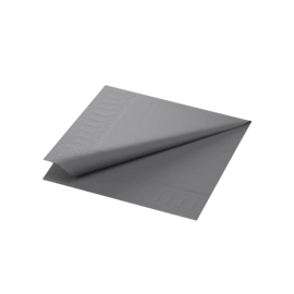 2000 x 33 x 33cm Granite Grey Tissue Paper Napkin 2ply