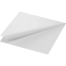 2000 x 40 x 40cm 2ply White Napkins