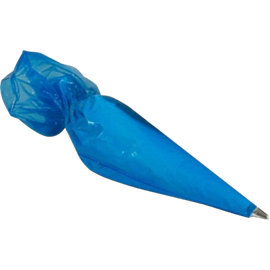 100 x 21" Plain Blue Piping Bags