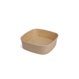 300 x Kraft Square Food Bowls 900ml 300 x Kraft Square Food Bowls 900ml