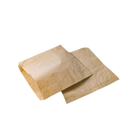 1000 x 8 x 8" Brown Greaseproof Paper Bags