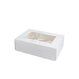 100 x Cupcake Boxes with 6 holes for cupcakes 100 x Cupcake Boxes with 6 holes for cupcakes