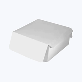 250 x 6 x 6 x 3" Folding Cake Box White Recyclable 250 x 6 x 6 x 3" Folding Cake Box White Recyclable