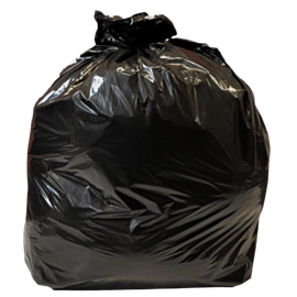 200 x 15kg Extra Heavy Duty Black Sacks Recyclable
