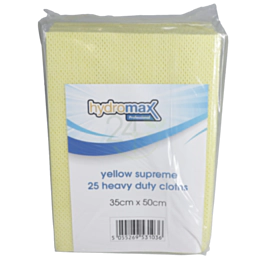 25 x 51 x 36cm Heavy Weight Cloths - Yellow