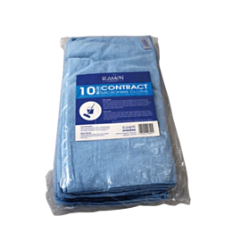10 x Blue Microfibre Cloth