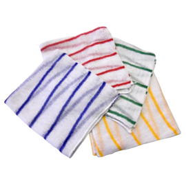 10 x Stockinette Blue dishcloth