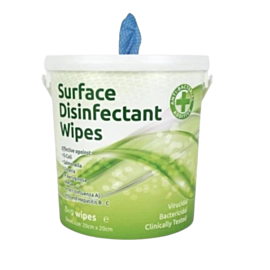 500 x Antibacterial Disinfectant Surface Wipes BS EN 14476 - 500