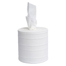 6 x 17.5cm x 150m White 2ply Centre-Feed Rolls Compostable 6 x 17.5cm x 150m White 2ply Centre-Feed Rolls Compostable