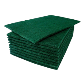10 x 15x23cm Green Scouring Pads