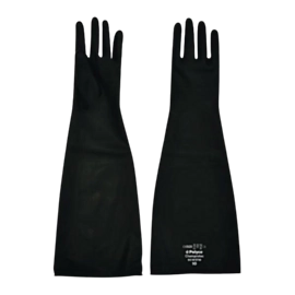 1 x Extra Large 1 Pair Rubber Gauntlet Gloves