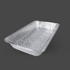 50 x Full Gastronorm Deep Aluminium Foil Food Container 50 x Full Gastronorm Deep Aluminium Foil Food Container