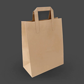 250 x Medium Paper Carrier Bags with Paper Handles