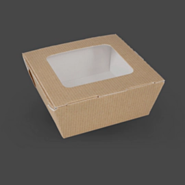 180 x Medium Food to Go Takeaway Food Boxes with Window 750ml 180 x Medium Food to Go Takeaway Food Boxes with Window 750ml