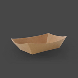 500 x Kraft Brown Open Cardboard Food Trays Small 156 x 116mm 500 x Kraft Brown Open Cardboard Food Trays Small 156 x 116mm