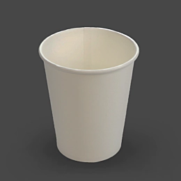 1000 x 12oz White Single Wall Paper Cups for Hot Drinks