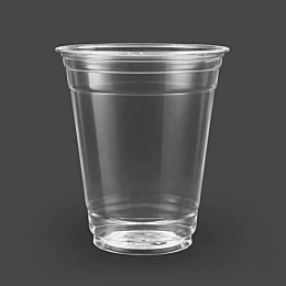 1000 x 12oz Plastic Clear Smoothie Cups - Milkshake Cups and Iced Coffee Cups