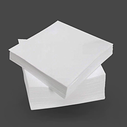 5000 x 30cm Disposable White Paper Napkins 1ply
