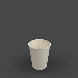 1000 x 4oz White Single Wall Paper Cups for Hot Drinks