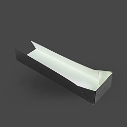 500 x Black Open Ended Hot Dog Baguette Sleeve 