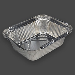 1000 x No. 2 Aluminium Foil Containers - 350ml Foil Trays