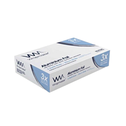 3 x 30cm x 90m Wrapmaster 12" Aluminium Foil Refill Recyclable