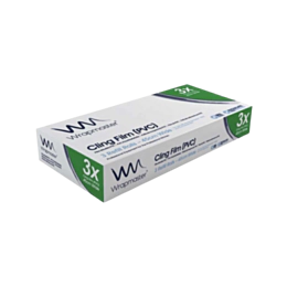 3 x 45cm x 300m Wrapmaster 18" Cling Film Refill