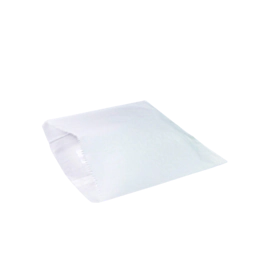 1000 x 7 x 7" White Greaseproof Unstrung Paper Bags