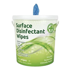 500 x Antibacterial Disinfectant Surface Wipes BS EN 14476 - 500