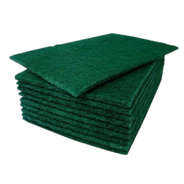 10 x 15x23cm Green Scouring Pads