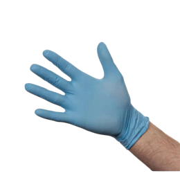 100 x Extra Large Blue Vinyl Gloves - Powdered