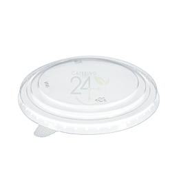 300 x PET Lid For 1300ml Kraft Bowls