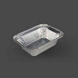 1000 x No. 1 Aluminium Foil Containers - 175ml Foil Trays