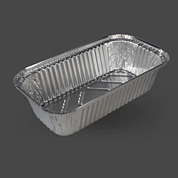 500 x No. 6 Aluminium Foil Containers - 710ml Foil Trays