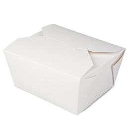 500 x 26oz No.1 White Food Takeaway Container Recyclable