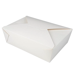 180 x 69oz No.3 White Food Takeaway Container Recyclable