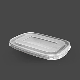 300 x PET Lid for Kraft Rectangular Container Base