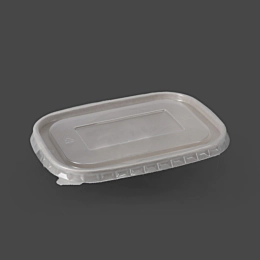 300 x PP Lid for Kraft Rectangular Container Base 