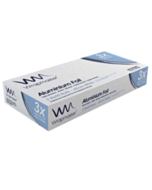 3 x 45cm x 90m Wrapmaster 18" Aluminium Foil Refill Recyclable 3 x 45cm x 90m Wrapmaster 18" Aluminium Foil Refill Recyclable